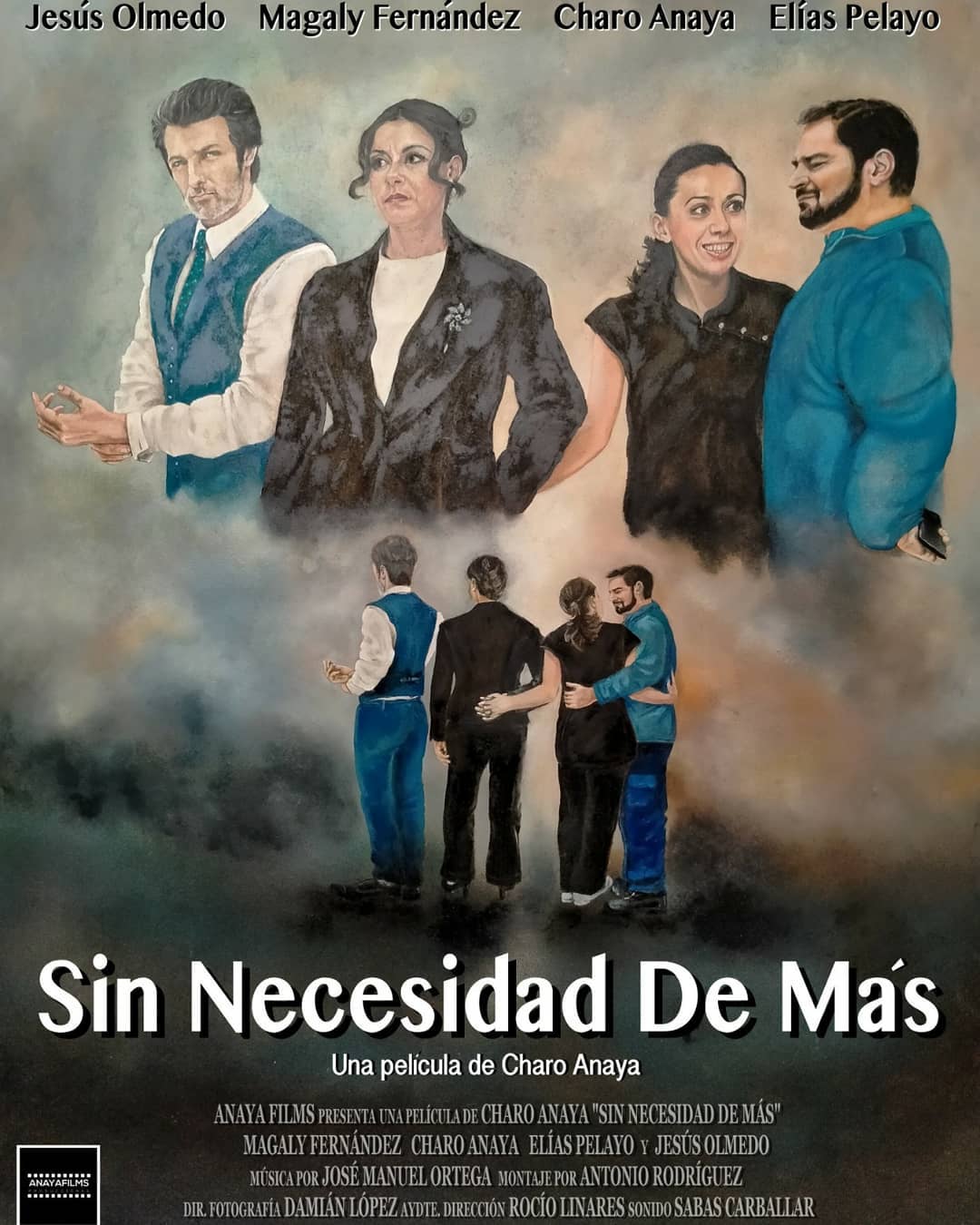 SIN NECESIDAD DE MÁS · ANAYAFILMS PRODUCCIONES · Productora audiovisual y teatral dirigida por Charo Anaya: Actriz, Guionista, Directora y Productora. SIN NECESIDAD DE MÁS · ANAYAFILMS PRODUCCIONES · Productora audiovisual y teatral dirigida por Charo Anaya: Actriz, Guionista, Directora y Productora.